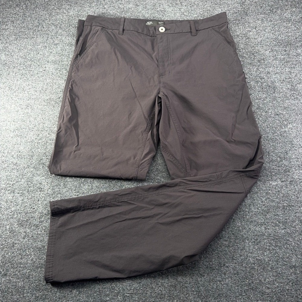 Oakley Mens Regular Fit Outdoor Hiking Pants Gray Size 34 Technical Trousers